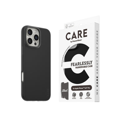 PanzerGlass CARE Fashion Case for Apple iPhone 16 Pro Max - Black